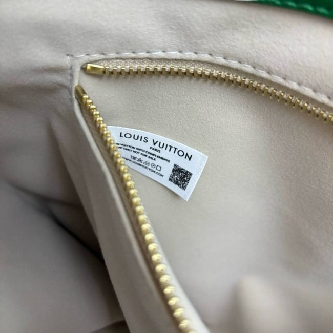 XL Green White Canvas Shopping Tote | VIP/GWP