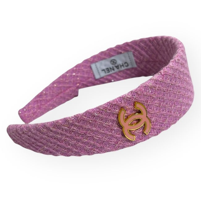 Pink CC Logo Wide Headband W Side Logo | Beaute