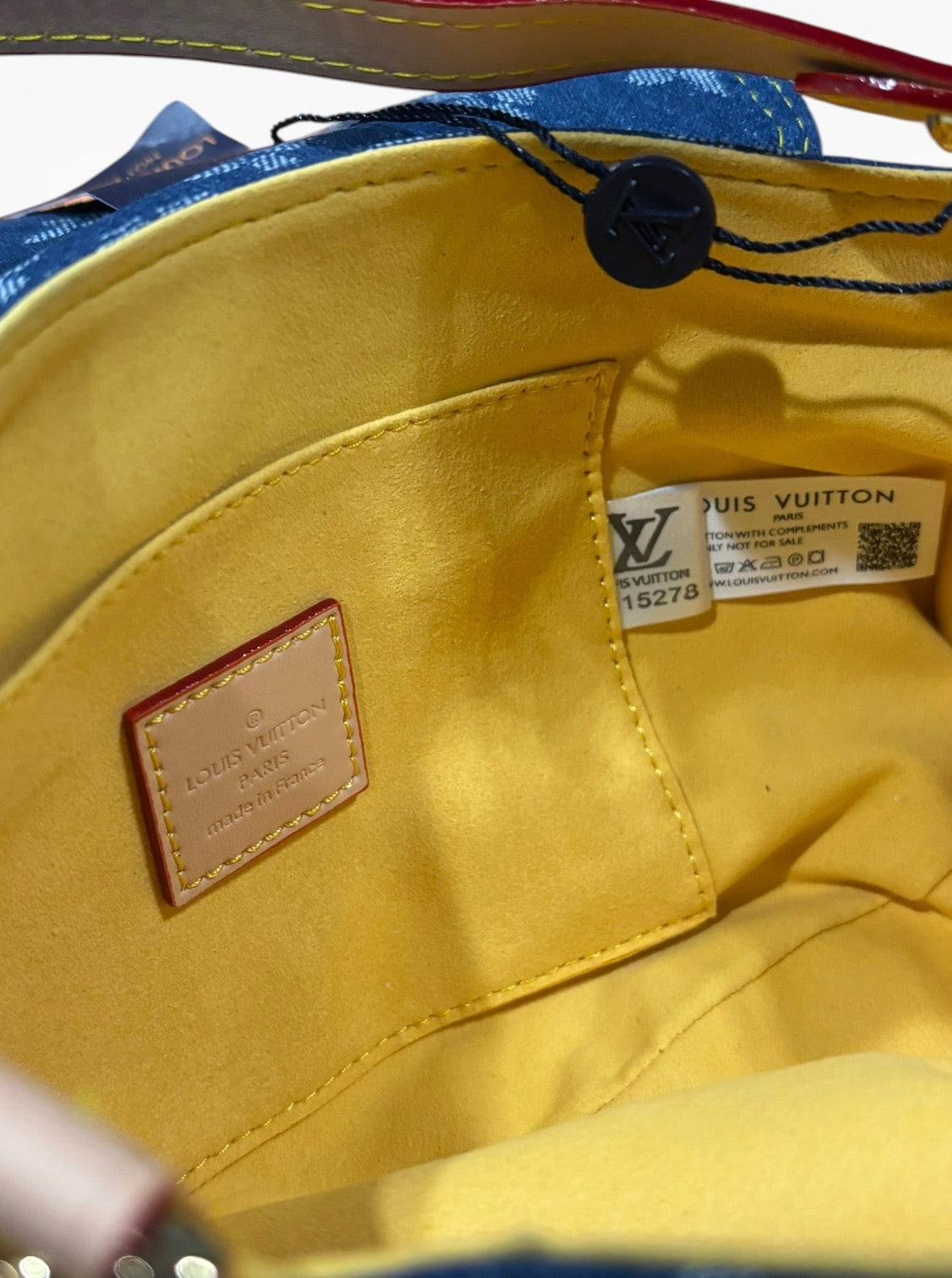 Denim Monogram Pleaty Bag w/ Gift Bag | VIP/GWP
