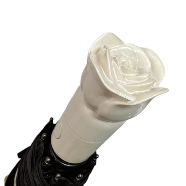 White Black Rose Handle Edition Umbrella | VIP/GWP