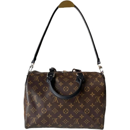 Brown Monogram Black Speedy 30 Bag, Strap | VIP/GWP