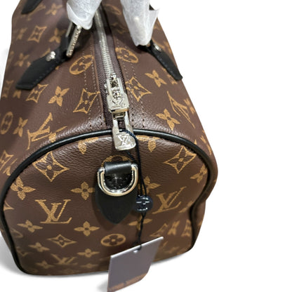 Brown Monogram Black Speedy 30 Bag, Strap | VIP/GWP