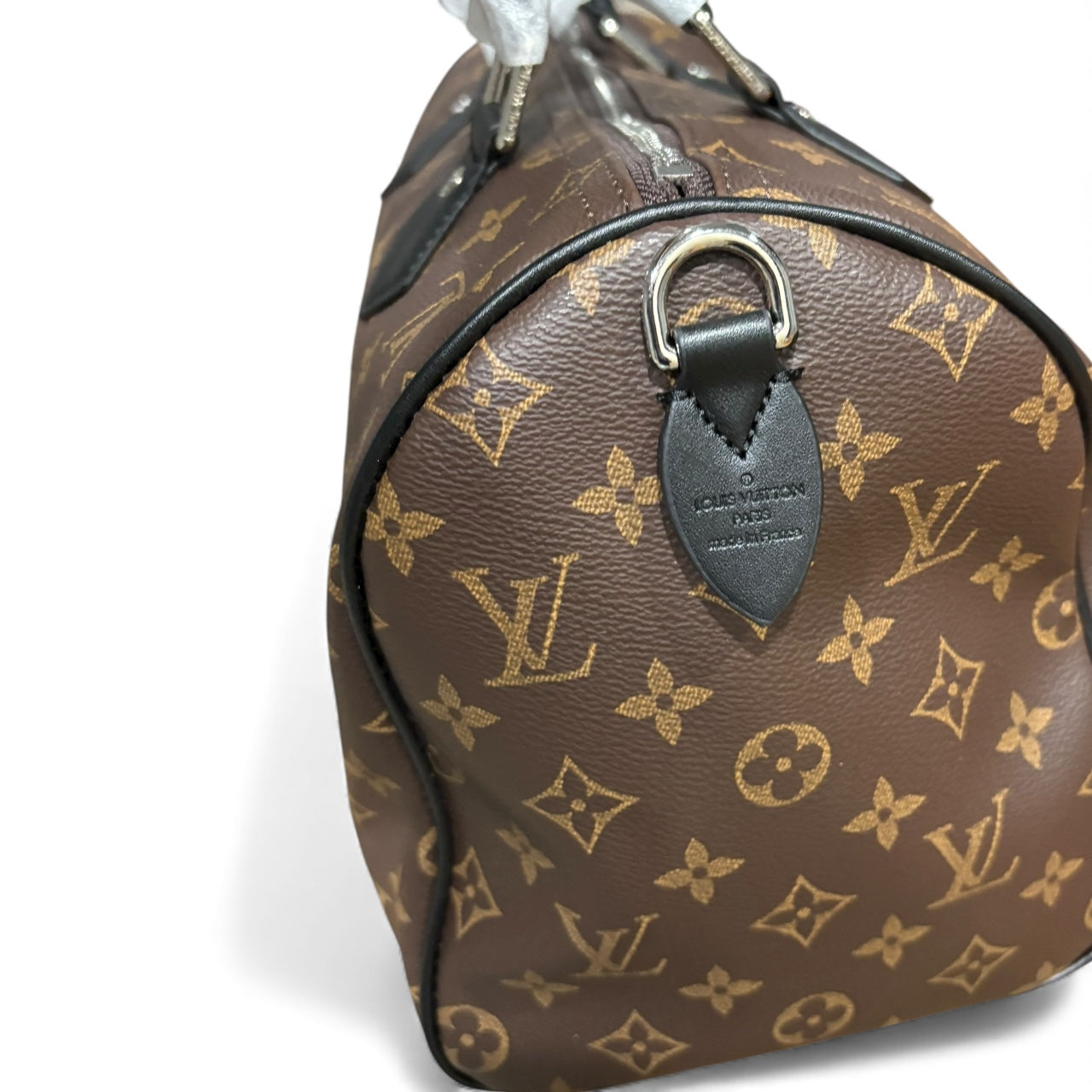 Brown Monogram Black Speedy 30 Bag, Strap | VIP/GWP