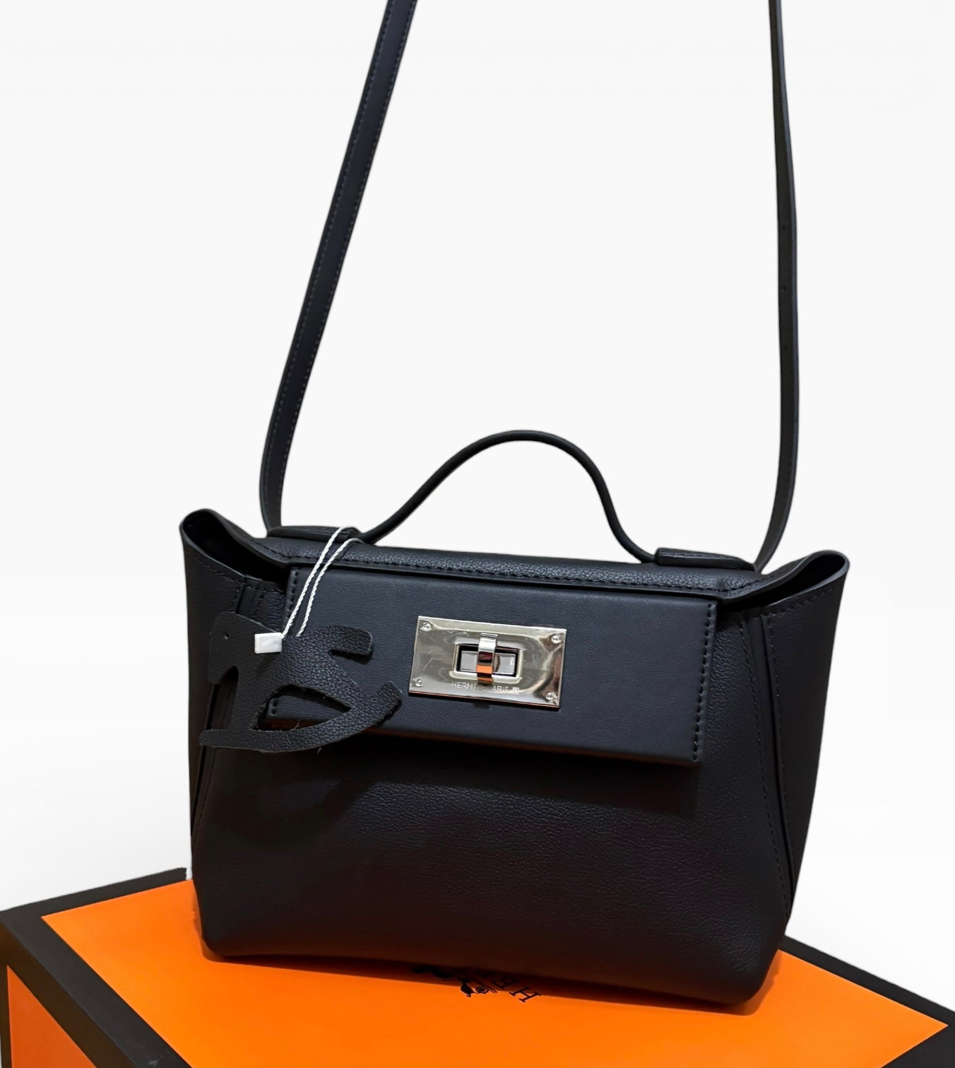 Black Silver 2Way Carry Mini Bag w/ Box | VIP/GWP