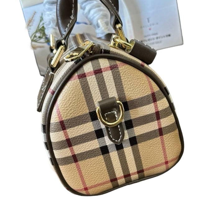 Vintage Check Boston Bag w/ Box | VIP/GWP