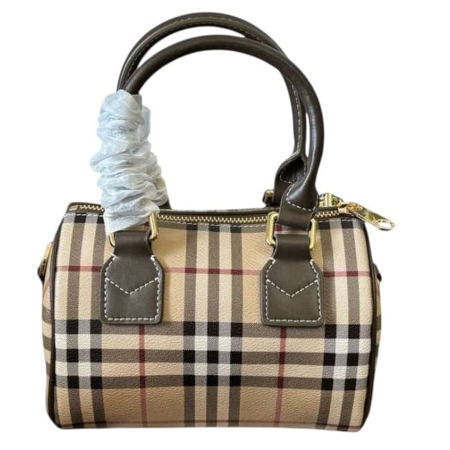 Vintage Check Boston Bag w/ Box | VIP/GWP