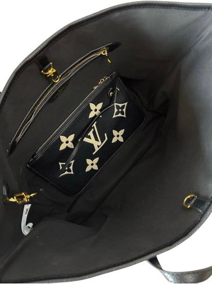 Black Monogram Creme Neverfull PM Bag w/ Gift Bag Tote & Pouch | VIP/GWP