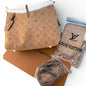Suede Fur Carryall Bag, Strap, w/ Box | VIP/GWP