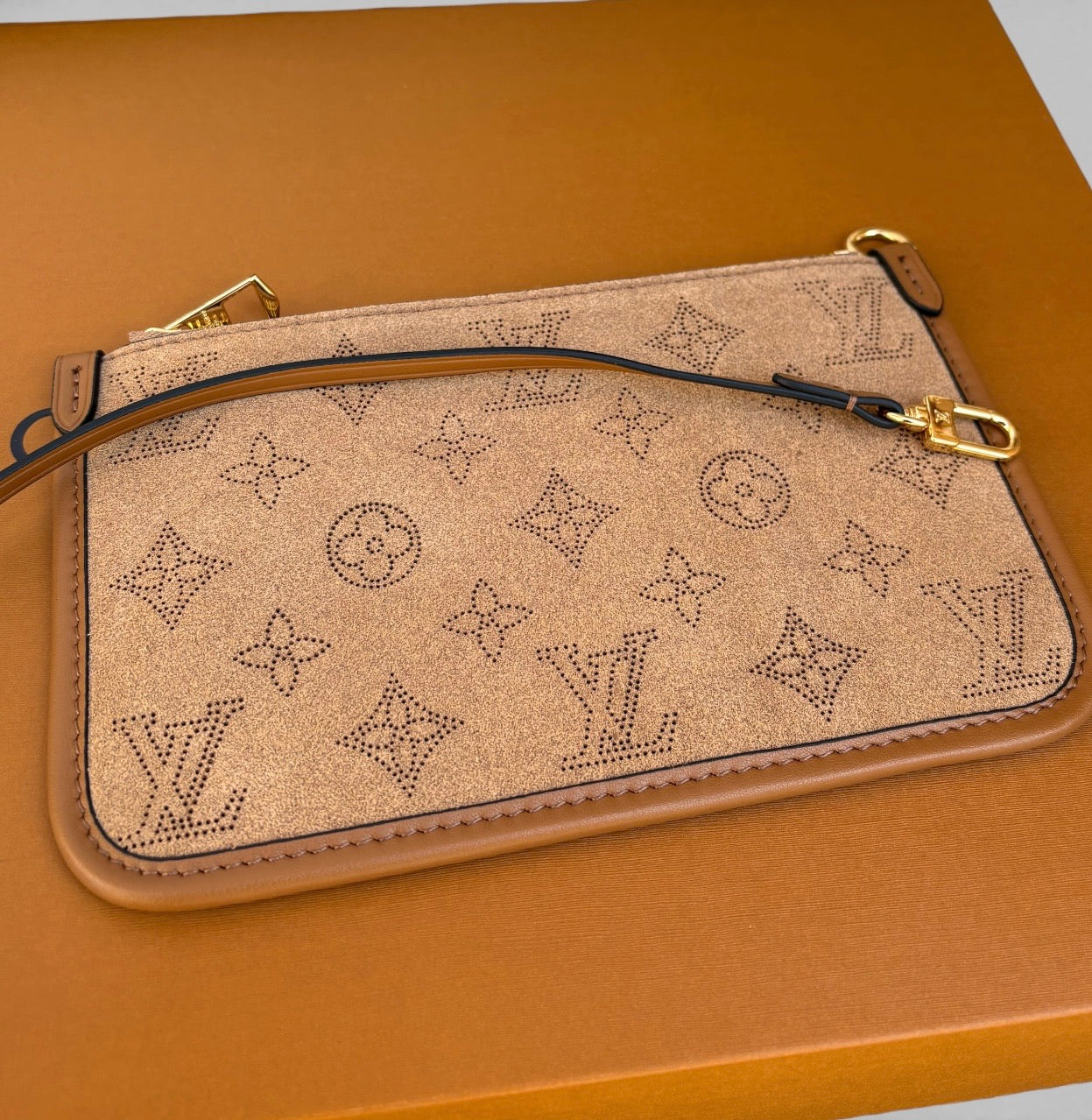Suede Fur Carryall Bag, Strap, w/ Box | VIP/GWP