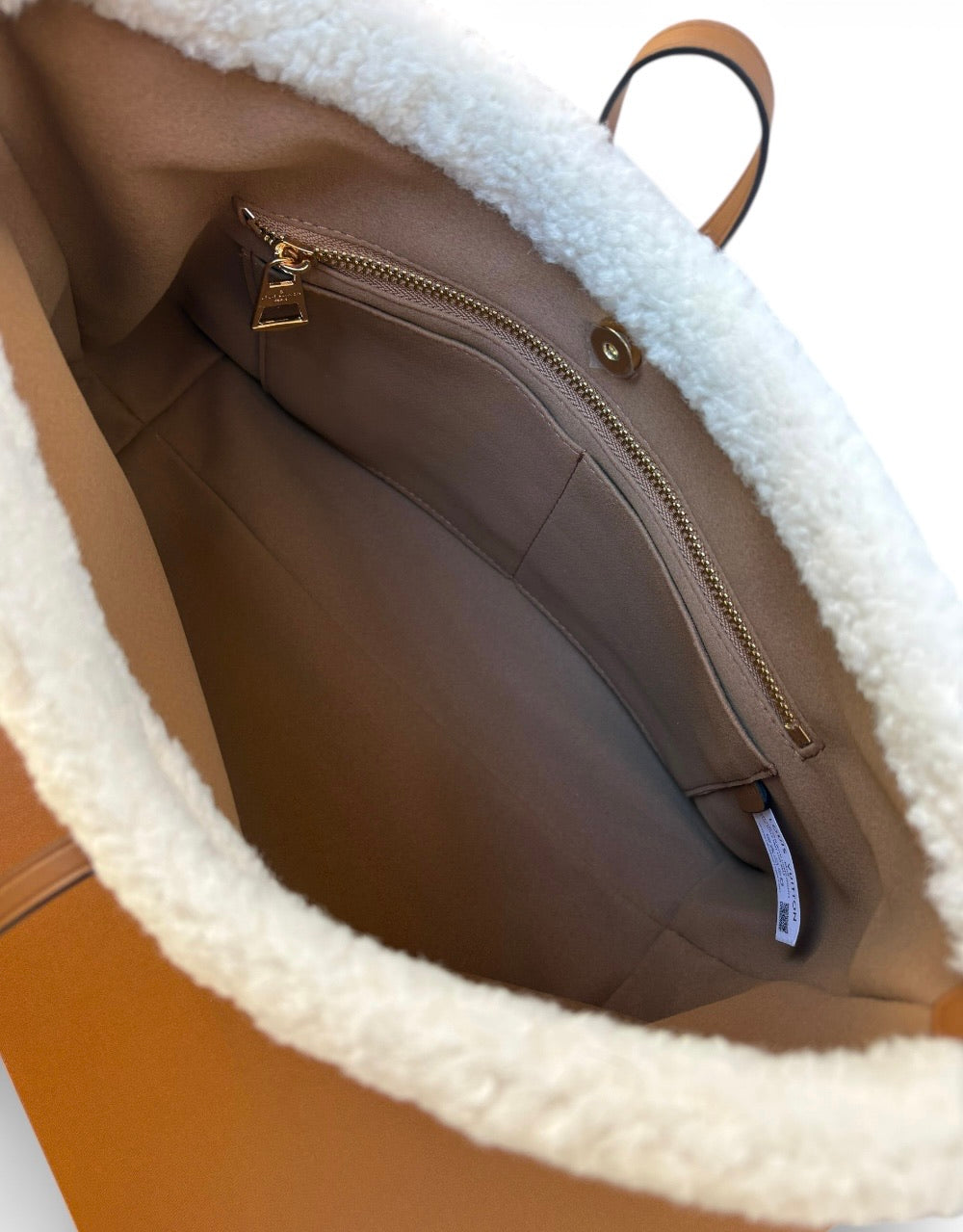 Suede Fur Carryall Bag, Strap, w/ Box | VIP/GWP