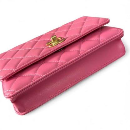 Pink Gold WOC With Ball Accents & Box | VIP/GWP