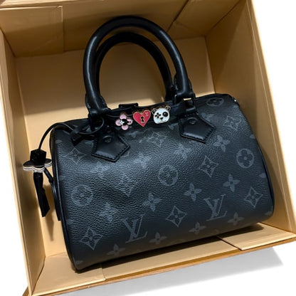 Black Monogram Speedy 2Way Carry Bag w/ Box | VIP/GWP