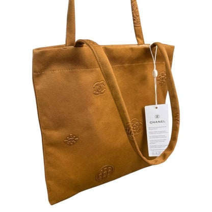Brown Camelia Logo Decorated U.L Tote | VIP/GWP
