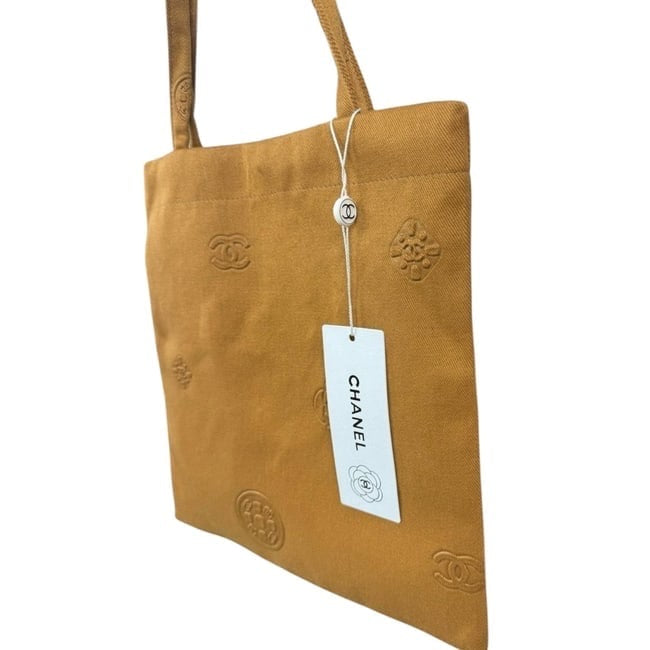 Brown Camelia Logo Decorated U.L Tote | VIP/GWP