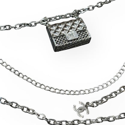 Silver Chain With Bag Charm Belt | VIP/GWP