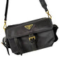 Black Gold Dual Zip Messenger Bag | VIP/GWP