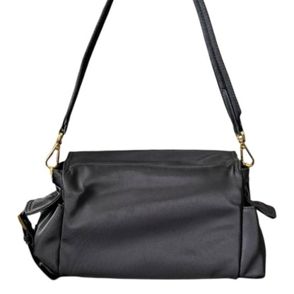 Black Gold Dual Zip Messenger Bag | VIP/GWP