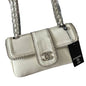 White Silver Madison Flap Bag w/ Box | VIP/GWP