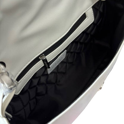 White Silver Madison Flap Bag w/ Box | VIP/GWP