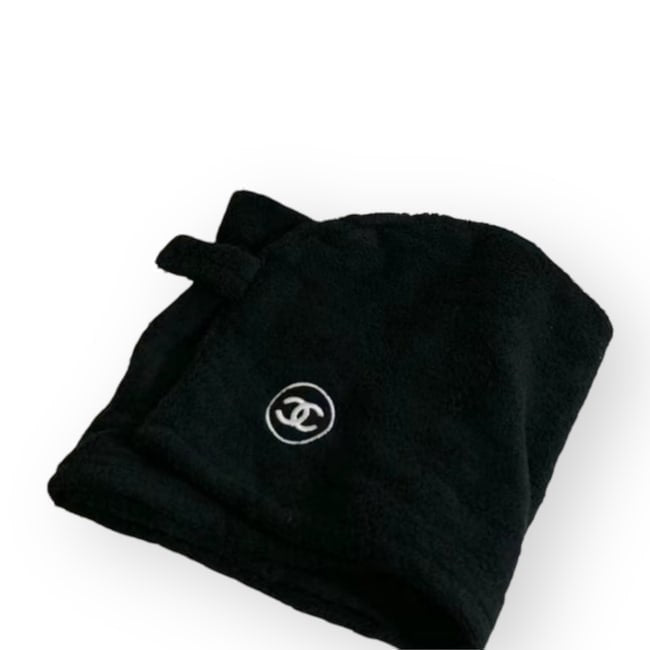 Black Hair Drying Wrap Around Towel & Box | VIP/GWP