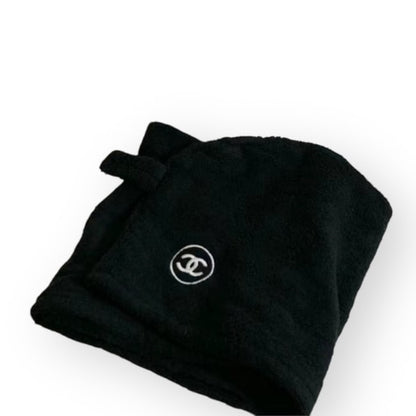 Black Hair Drying Wrap Around Towel & Box | VIP/GWP