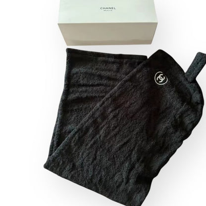 Black Hair Drying Wrap Around Towel & Box | VIP/GWP