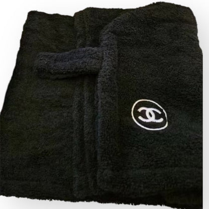 Black Hair Drying Wrap Around Towel & Box | VIP/GWP