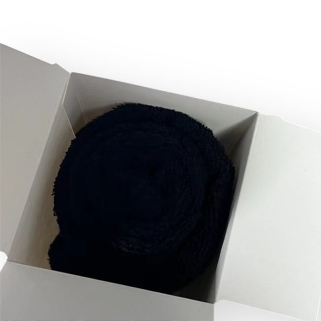 Black Hair Drying Wrap Around Towel & Box | VIP/GWP