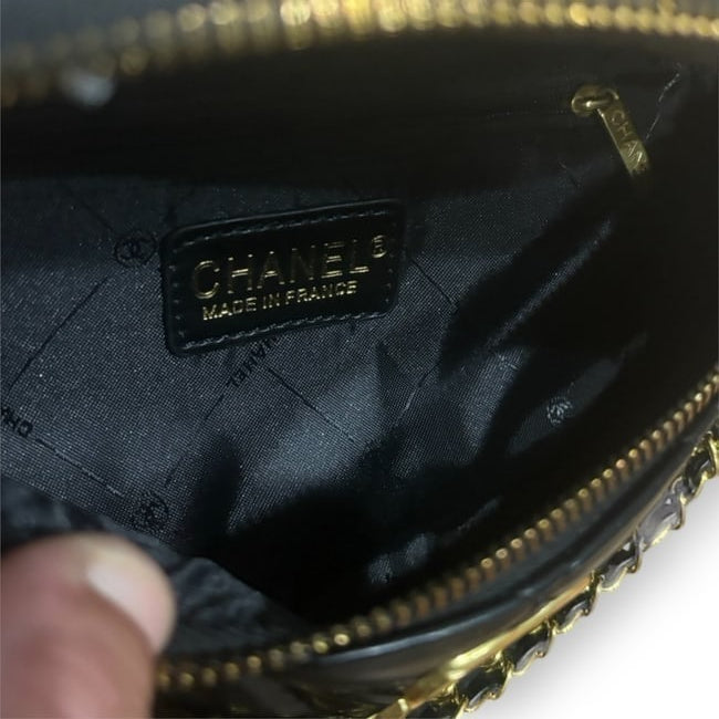 Black & Gold Quilted Belt BumBag w/ Box | VIP/GWP