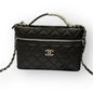 Black Quilted Vanity Case On Chain w/ Box | VIP/GWP