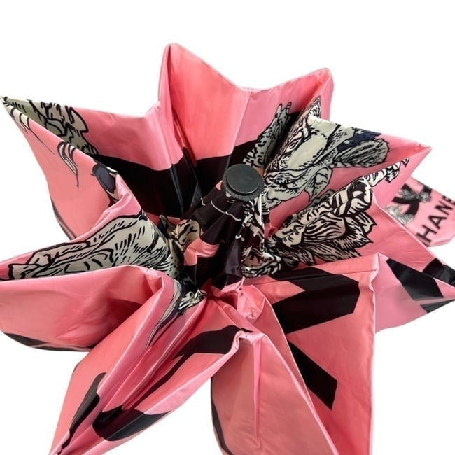 Pink&Black White Rose Handle Edition Umbrella | VIP/GWP