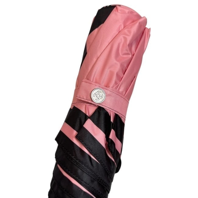 Pink&Black White Rose Handle Edition Umbrella | VIP/GWP