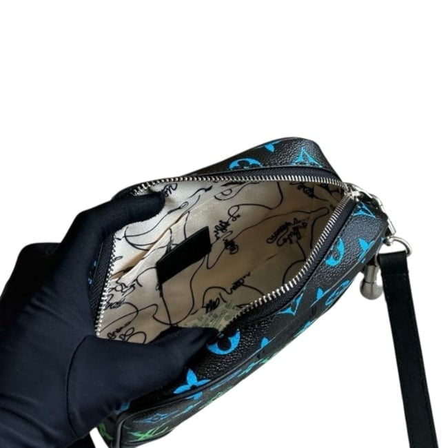 Black Multicolor Monogram Camera Bag w/ Box | VIP/GWP