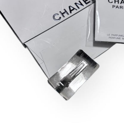 Silver Rhinestone Detailed CC Wide Rectangle Hair Clips | Beaute