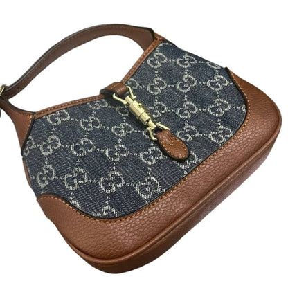 Denim Brown Jackie 1961 GG Supreme Bag | VIP/GWP