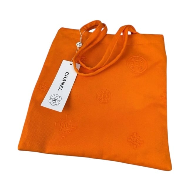 Orange Camelia Logo Decorated U.L Tote | VIP/GWP