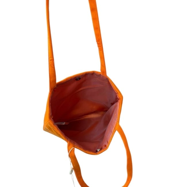 Orange Camelia Logo Decorated U.L Tote | VIP/GWP