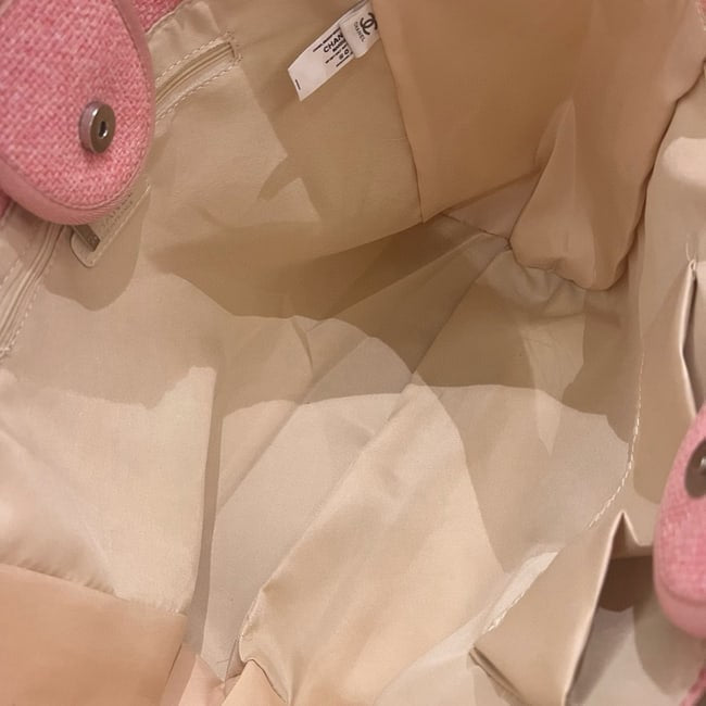 XL Pink Buttons & Bows Deauville Tote | VIP/GWP