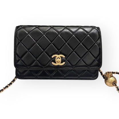 Black Gold WOC With Ball Accents Bag & Box | VIP/GWP