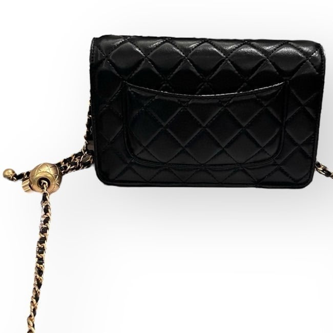 Black Gold WOC With Ball Accents Bag & Box | VIP/GWP