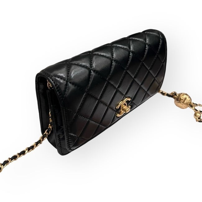 Black Gold WOC With Ball Accents Bag & Box | VIP/GWP