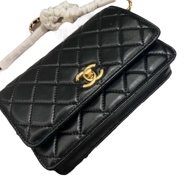Black Gold WOC With Ball Accents Bag & Box | VIP/GWP
