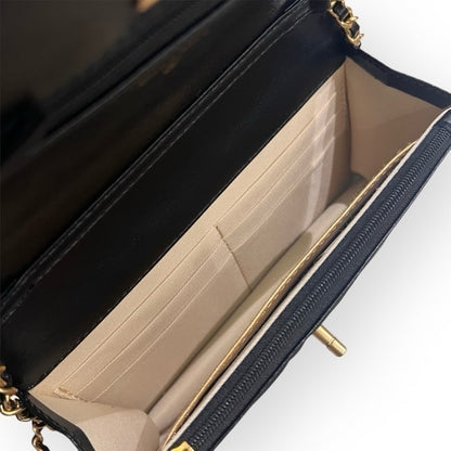 Black Gold WOC With Ball Accents Bag & Box | VIP/GWP