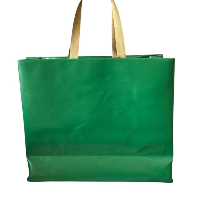 XL Green White Canvas Shopping Tote | VIP/GWP