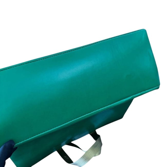 XL Green White Canvas Shopping Tote | VIP/GWP