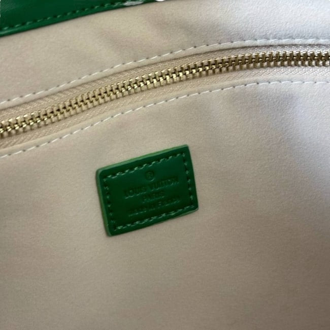 XL Green White Canvas Shopping Tote | VIP/GWP