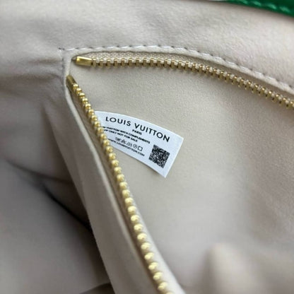 XL Green White Canvas Shopping Tote | VIP/GWP
