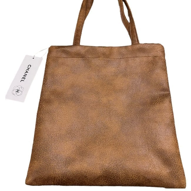 Brown Black Sequin CC Logo Tote | VIP/GWP