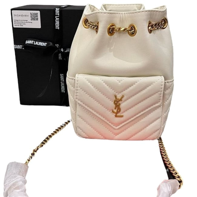White Gold Joe Chevron Print Bucket Bag | VIP/GWP