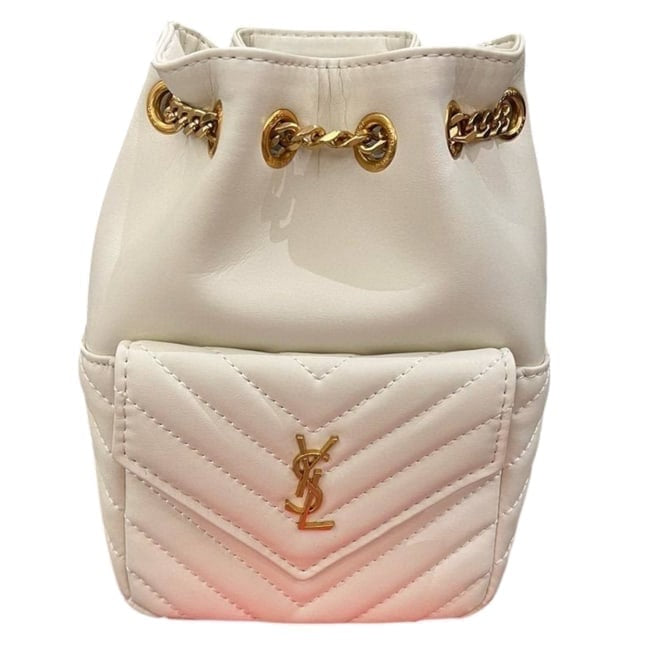 White Gold Joe Chevron Print Bucket Bag | VIP/GWP